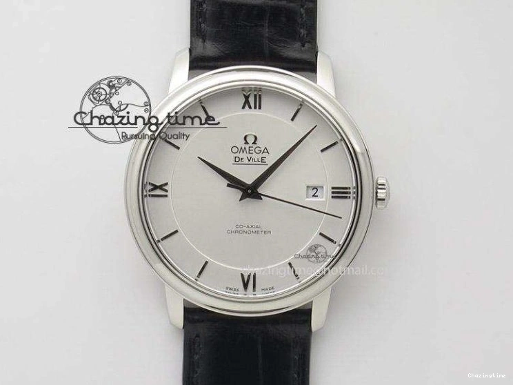 0123 De Ville SS DIWF 1:1 Best Edition Gray Dial SS Markers on SS Bracelet MIYOTA FlexibleFit 7851